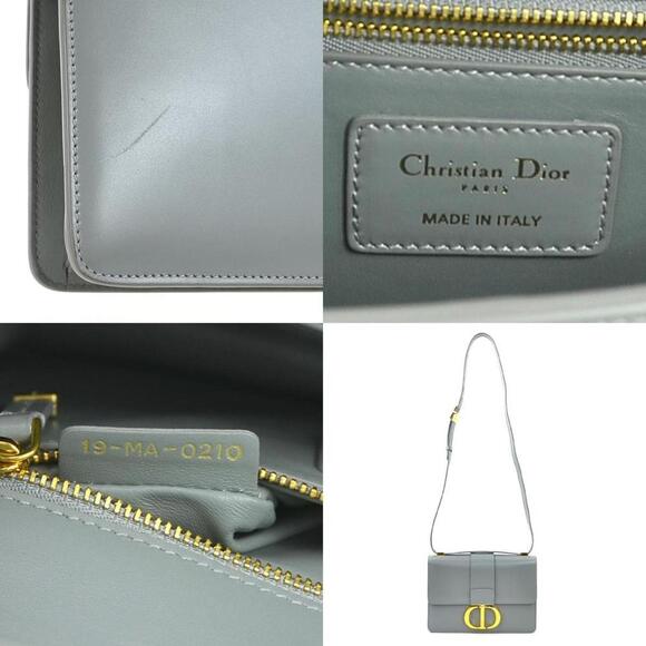 CHRISTIAN DIOR Gray Leather Shoulder Bag - Picture 5 of 5
